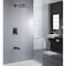 Anzzi Mezzo 1-Handle 1-Spray Tub and Shower Faucet in Matte Black SH-AZ037MK - alternate 2